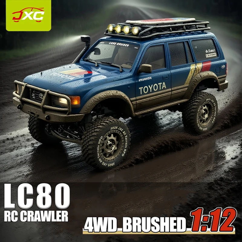 

JXC LC80 4WD Simulation 1/12 scale RC Car JXC5826 Full Scale High Speed 2.4G Brush Motor Remote Control Off-Road Cars Toy Gifts