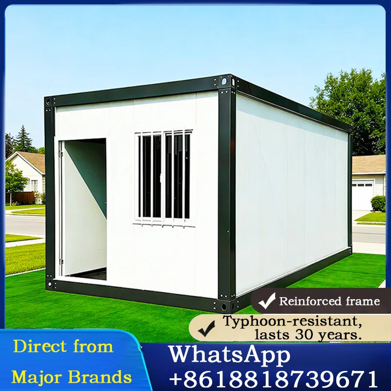 Casas prefabricadas de contenedores de acero, diseño moderno barato, ideas para casas de invitados en el patio trasero pequeño para el jardín de su hogar