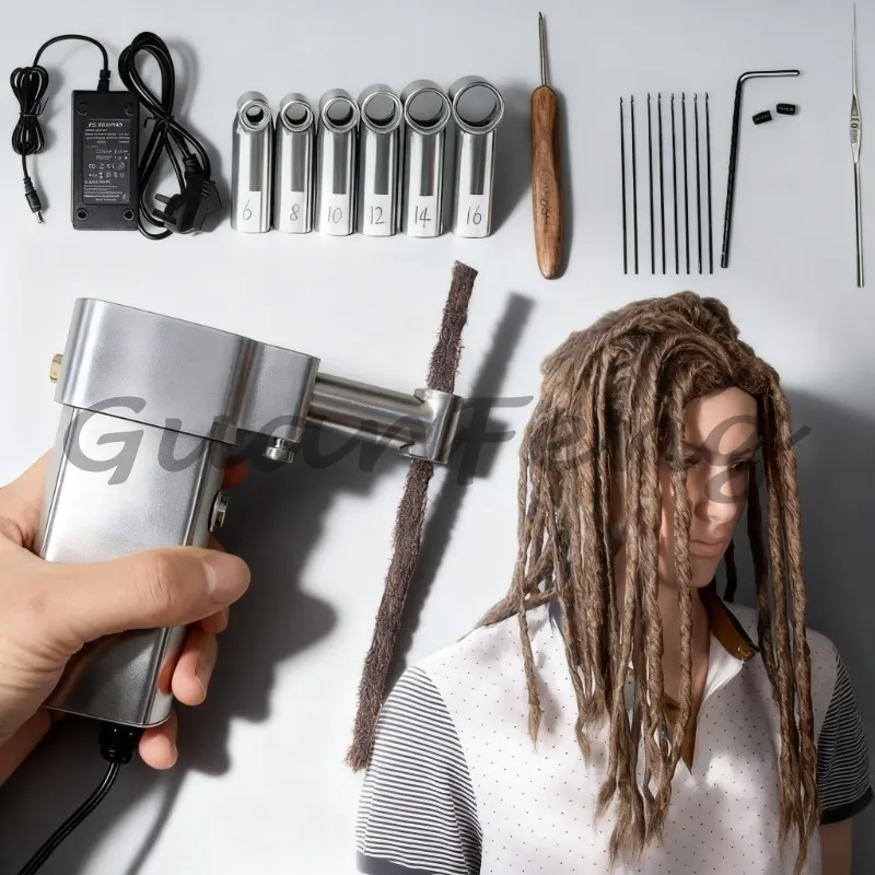 Automatic Electric Dreadlock Machine Instant Locs Maker for Chemical Fiber Dreadlock Braiding