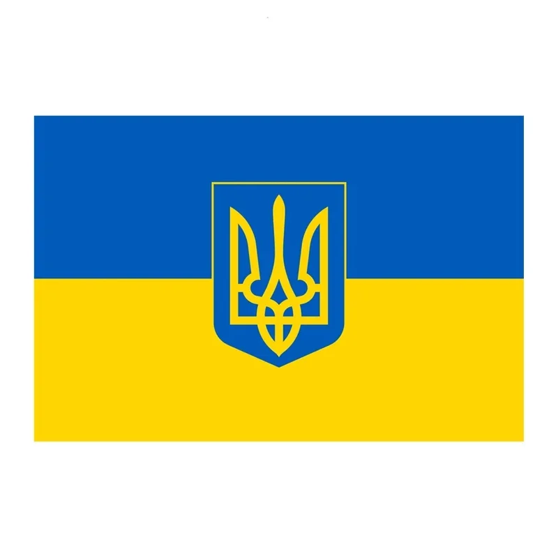 

Personalized Customization Removable Vinyl Decal Flag of Ukraine Waterproof Reflective Sunscreen Car Accessories Decoration