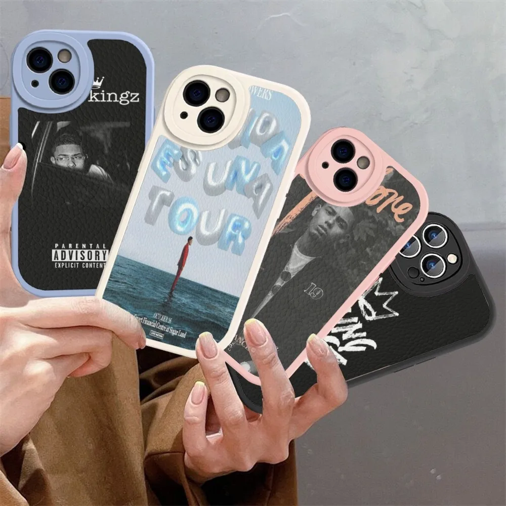 Rapper M-Myke T-Towers Phone Case Hard Leather For iPhone 16 15 14 13 12 Mini 11 14 Pro Max Xs X Xr 7 8 Plus Fundas