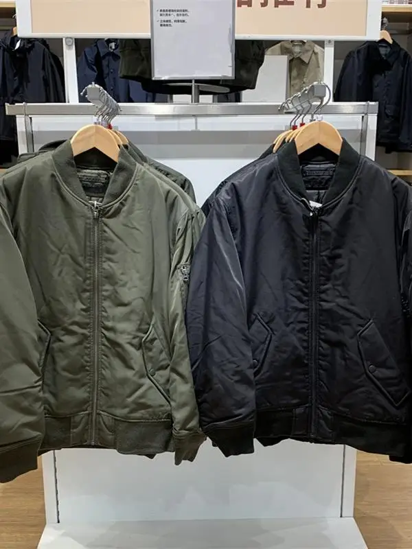 

Men's Women's Military Style Jacket Pilot Coat Baseball Cotton Outerwear Thick Warm Workwear Style Standard Fit Winter Coat