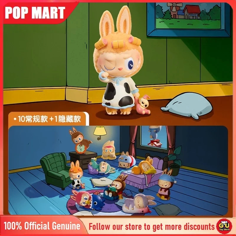

Original POP MART Labubu The Monsters 1:00 AM Series Figures Blind Box Toys Cute Ornament Gifts Trendy Desktop Model Mystery Box