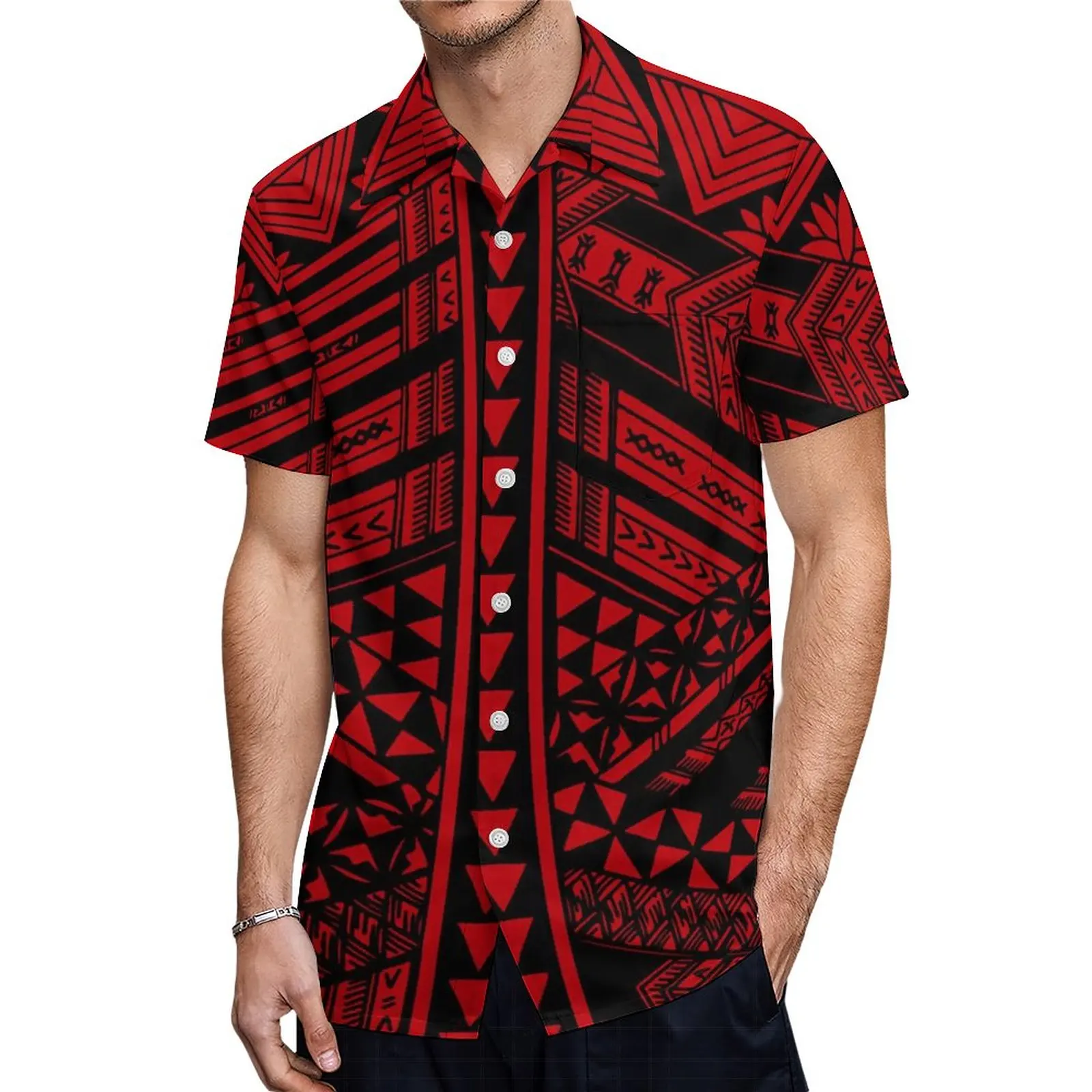 Stylish Women'S Short Sleeve Dress 8xl With Men'S Short Sleeve Shirt Polynesian Couple Dress Free Shipping