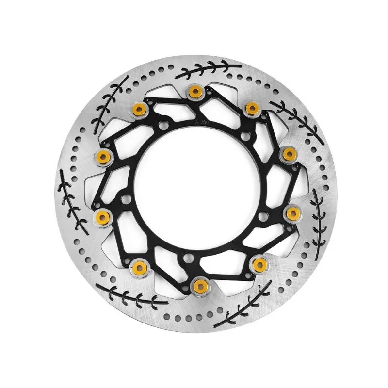 

Front wheel modification floating disc brake disc radiation caliper transfer code 5mm thickened floating disc