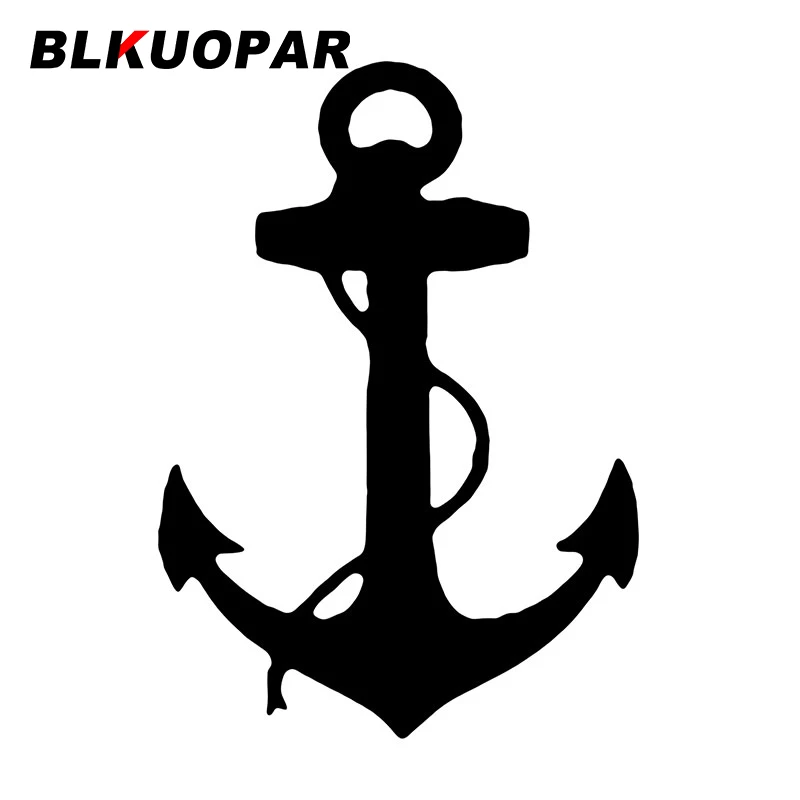 

BLKUOPAR Antique Ship Anchor Car Sticker Tool Type Decals Scratch-Proof Die Cut Creative Occlusion Scratch Laptop RV Styling