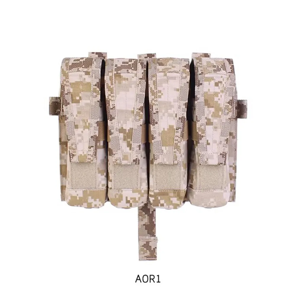 

Тактический жилет JPC2.0 AVS с четырьмя накладными подсумками для SMG 9мм и 45, передняя панель для инструментов и мелочей