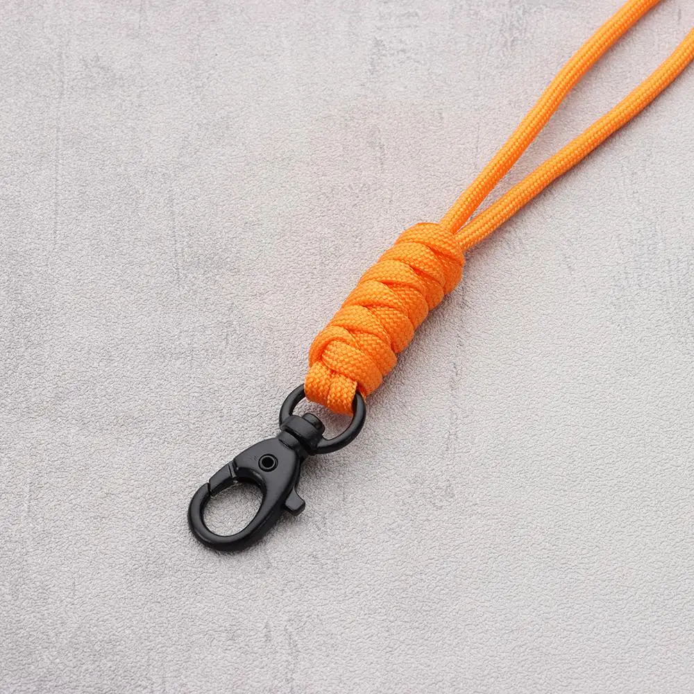 10 Styles Emergency Survival Backpack Self-Defense Key Ring Parachute Cord Lanyard Rotatable Buckle Paracord Keychain