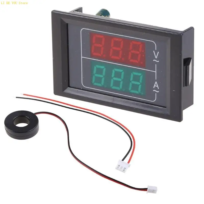 

W3JE Новый мини-цифровой вольтметр Ammeter AC50-500/0-600V Светодиодный дисплей