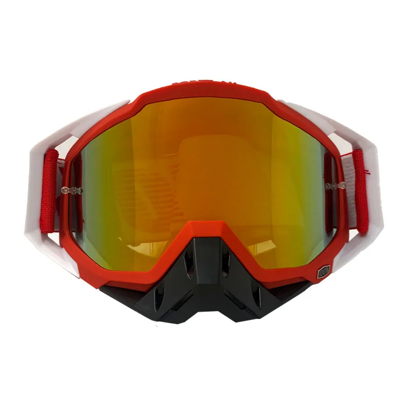 ATV Off‑Road Eye Protection Goggles Ventilated Anti‑Fog Design Adjustable Headband for All‑Weather Riding