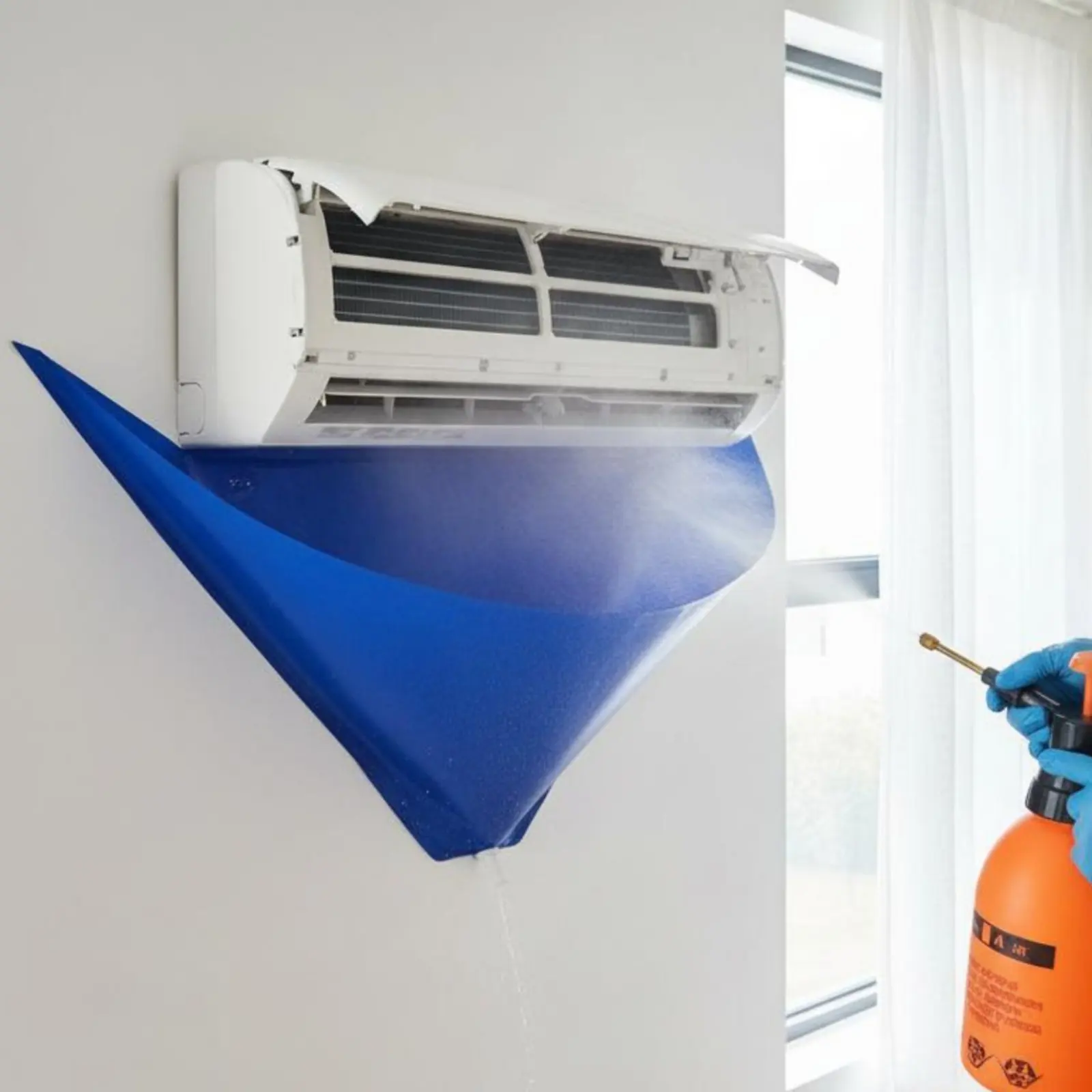 

Набор для чистки кондиционеров Split Air Cooling: многоразовый, долговечный, настенный комплект для очистки и мойки кондиционеров