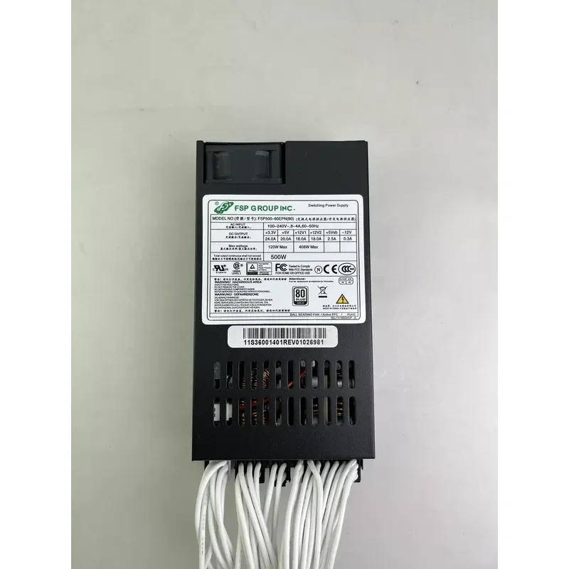 for Quanhan 500W FSP Module Power Supply Silent ITX PSU for NAS and Switch