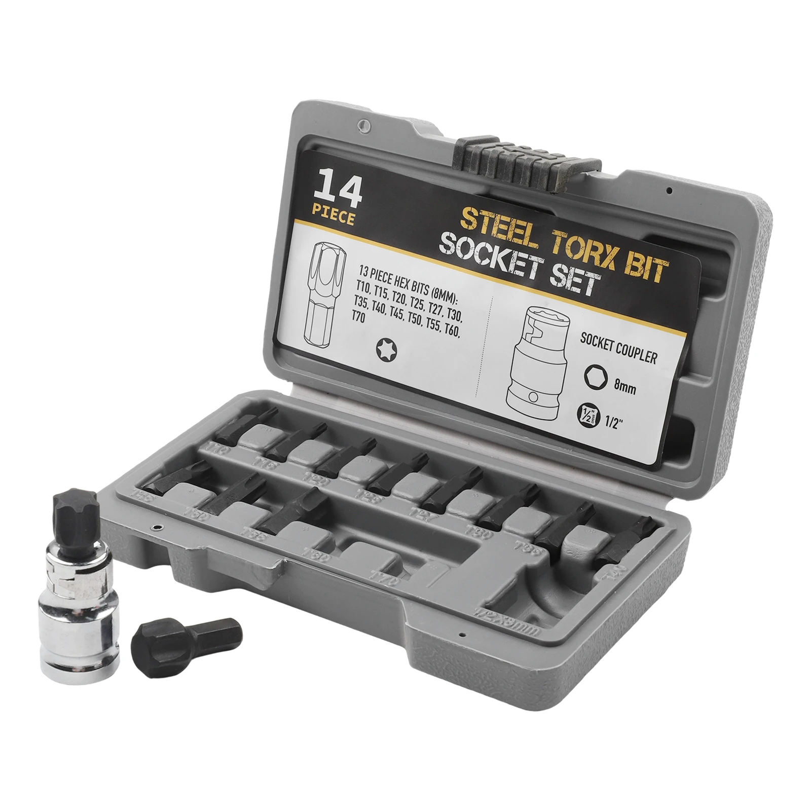 Vanadium Steel 1 2 Inch Drive For Home Use T10-T70 Automotive Repair Tools Home Repair Tools Mechanical Repair Tools