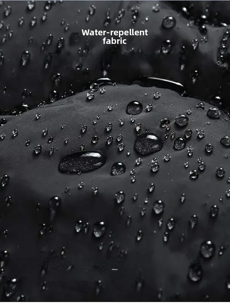 Warmth 90 down Filling V-Ne Men's Faionable Autumn Winter Du down Jaet  Line Straight Supply Waterproof