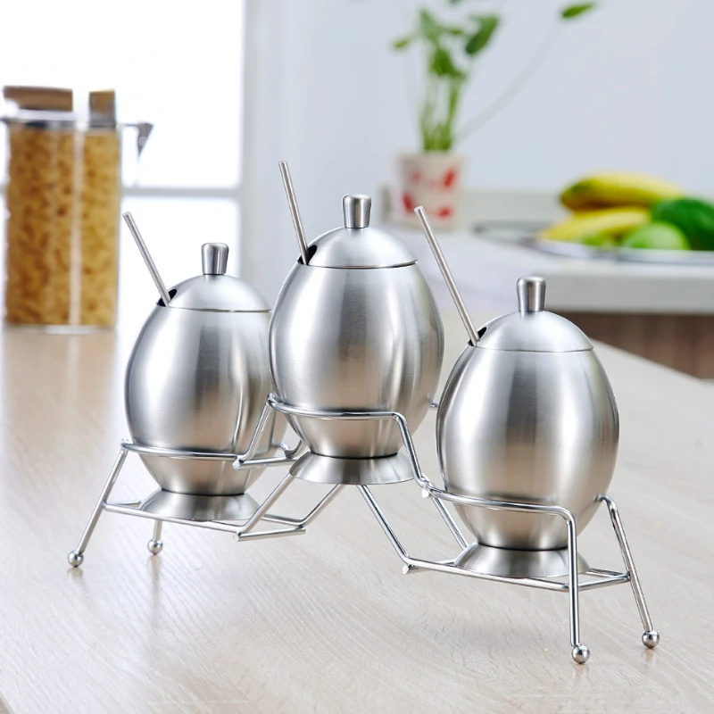 

304 Stainless Steel Denier Seasoning Containers Seasoning Box Seasoning Bottle Multi-Purpose Kitchen Utensils