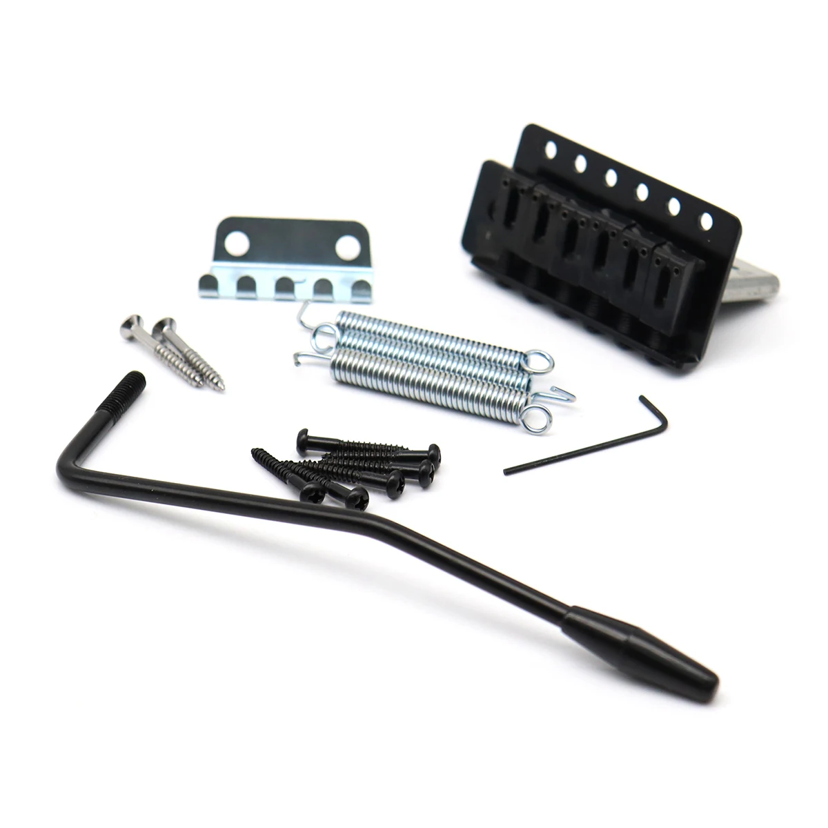 Left handed 6 String Flat Saddle Single Tremolo Bridge System for Electric Guitar