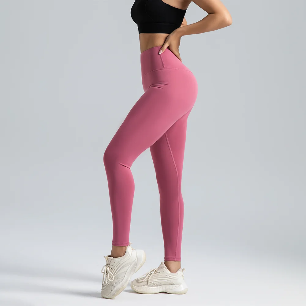 No T-line beautiful buttocks for women, high-waisted butt-lifting elastic nude-feeling seamless running sports fitness yoga pant