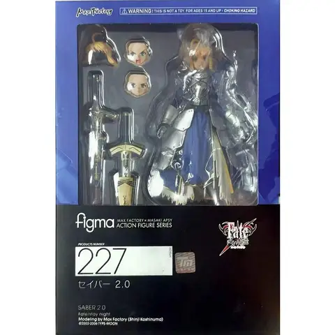 Max Factory figma Fate Stay Night Altria Saber Two Styles Anime Figure #003 #227 For Senior Hobby Fans Private Tabletop