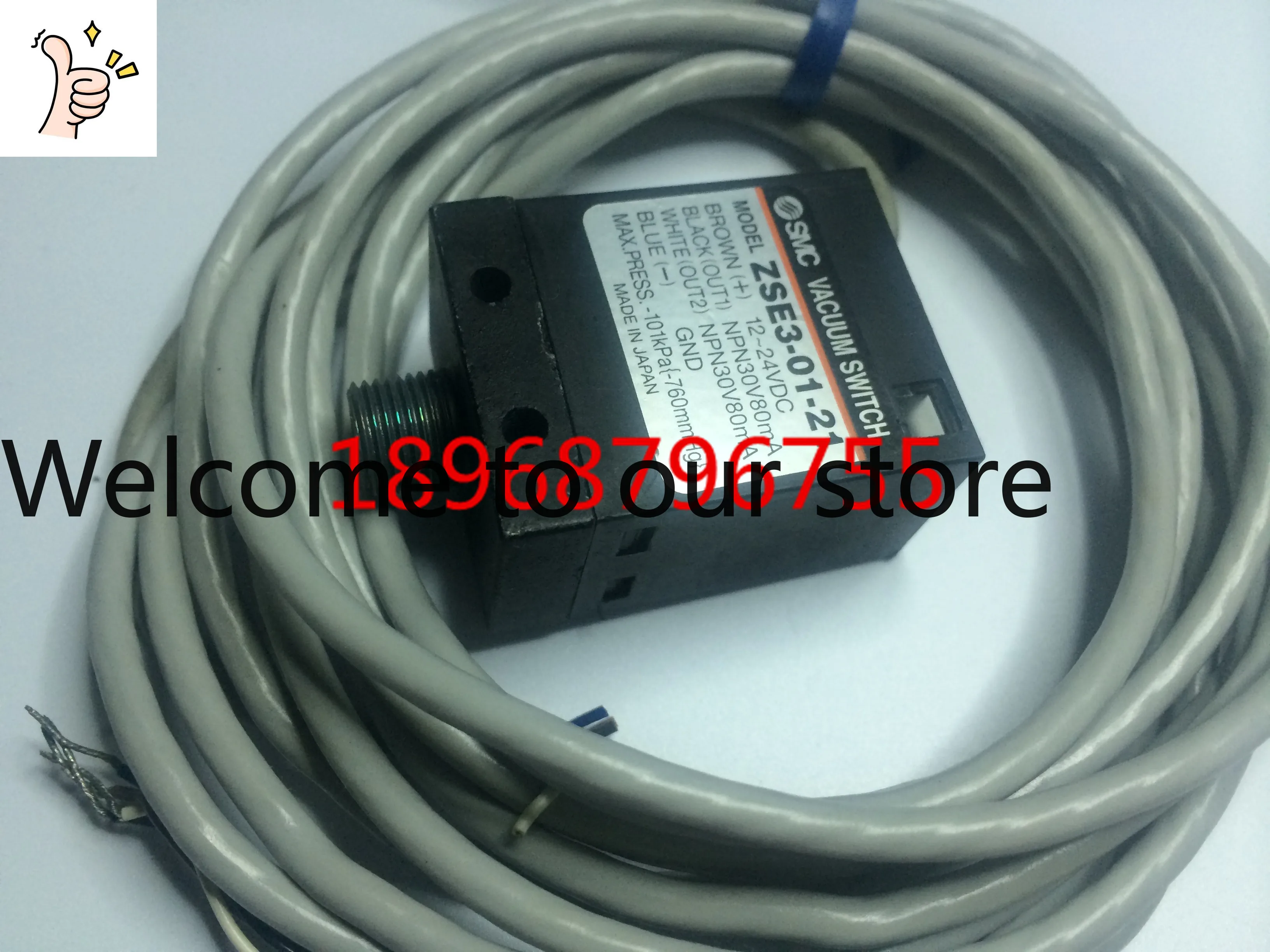 2026 SMC Pressure Switch Negative 101Kpa Can Set Two Upper And Lower Limits Of Vacuum Pressure And Air Pressure Opening ZSE3-01-