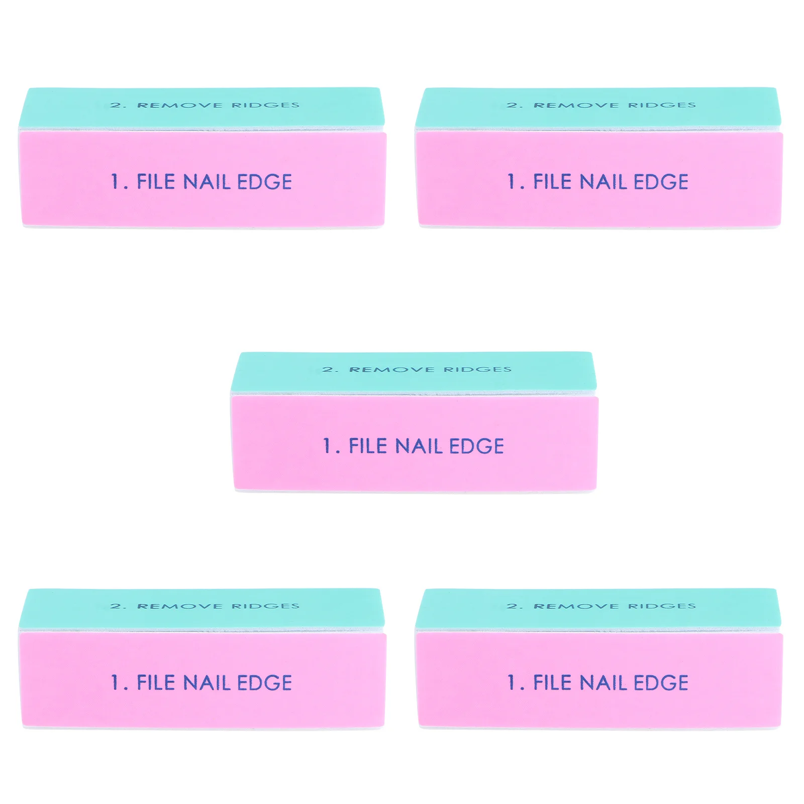 5 pçs arquivos de unhas para mulheres ferramentas de manicure de quatro lados esponja suprimentos de arte do prego portátil remoção de esmalte moldar bloco de lixamento