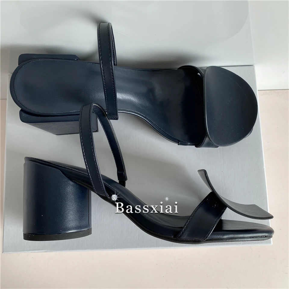 Asymmetrical Geometric-Figure Sandals Women Strange Heel Sexy Open Toe Slim Slingbacks Outwear Shoes Summer