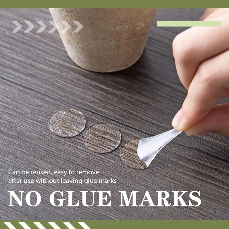 Clear Invisible Double-faced Circle Dot Glue Silicone Self Adhesive Dots Stickers Adhesive Dots Dropshipping