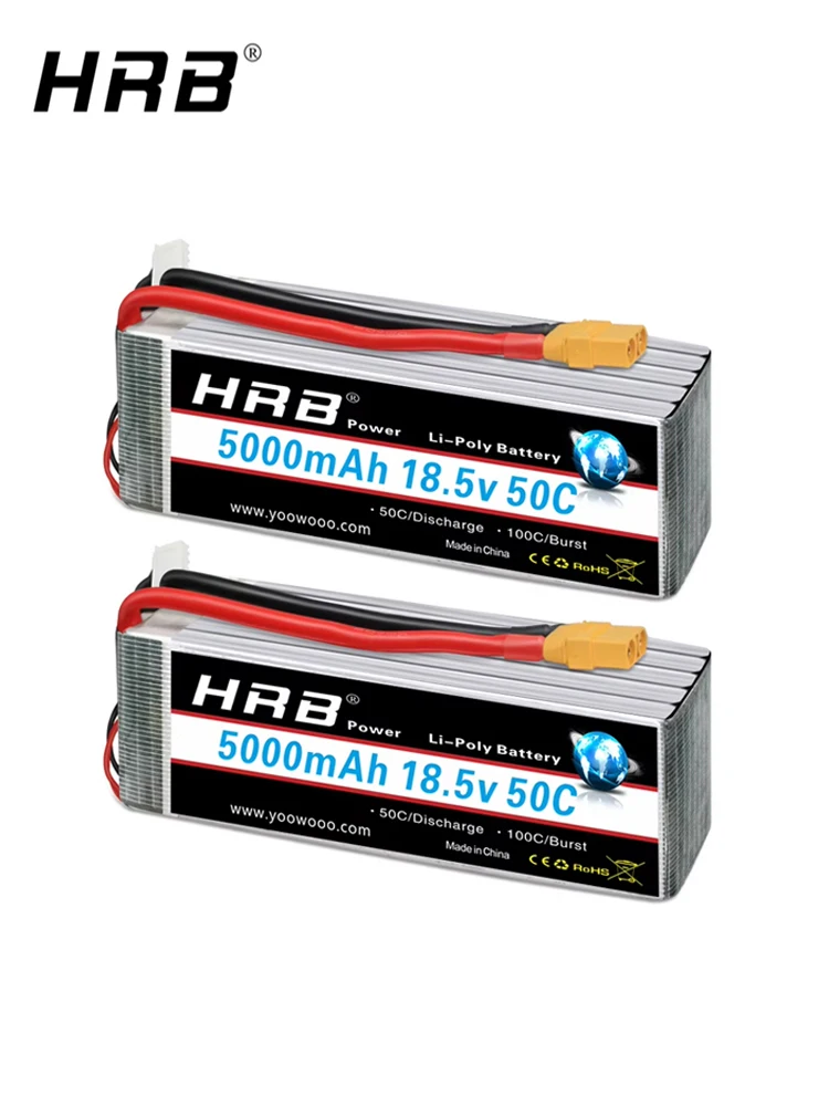 HRB 5S 4S 3S 2S 18,5V 5000mah Lipo Batterie 11,1V 14,8V 7,4V 50C T RC Teile Flugzeuge Hubschrauber Auto Boot Lkw Teile