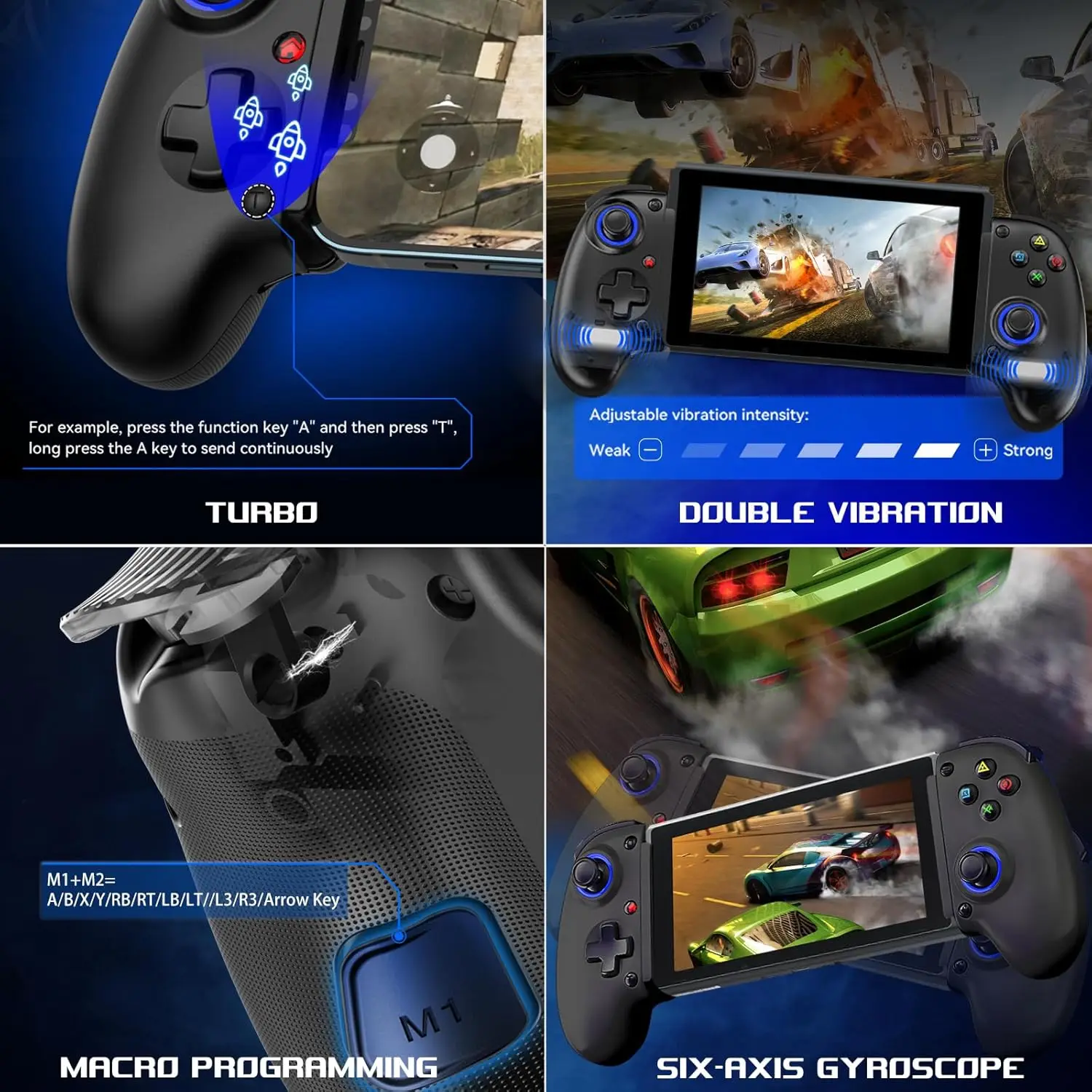 Stretching Raffreddamento Controller di gioco D10S Per SWITCH/Android/Apple IOS Tablet/PS3/PS4 ForXBOX Gamepad Streaming