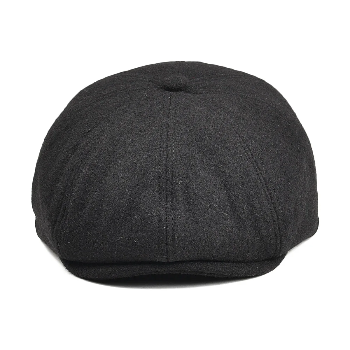VOBOOM Woolen Tweed Newsboy Cap for Men Cabbie Driver Headpiece Country Baker Boy Flat Cap Beret Truck Driver Hats