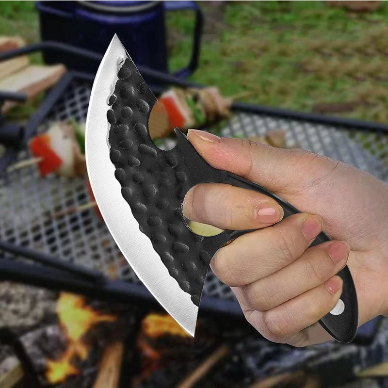 Multifunctional Knife Meat Cleaver Bone Cleaver Forging Knife Stainless Steel Kitchen Knife Cooking Tools BBQ