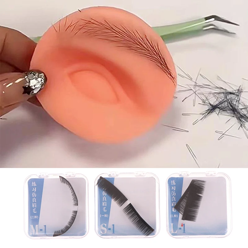 Authentic Real Eyebrow AI Master Practice Native Cloned Eyebrow Hair Without Hair Follicles For Beginners