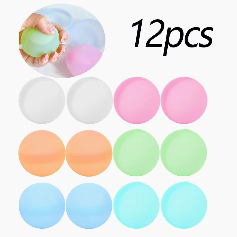 Nouveaux ballons d'eau réutilisables ballon d'eau rechargeable remplissage rapide auto-scellant bombe à eau balles anti-éclaboussures pour enfants piscine