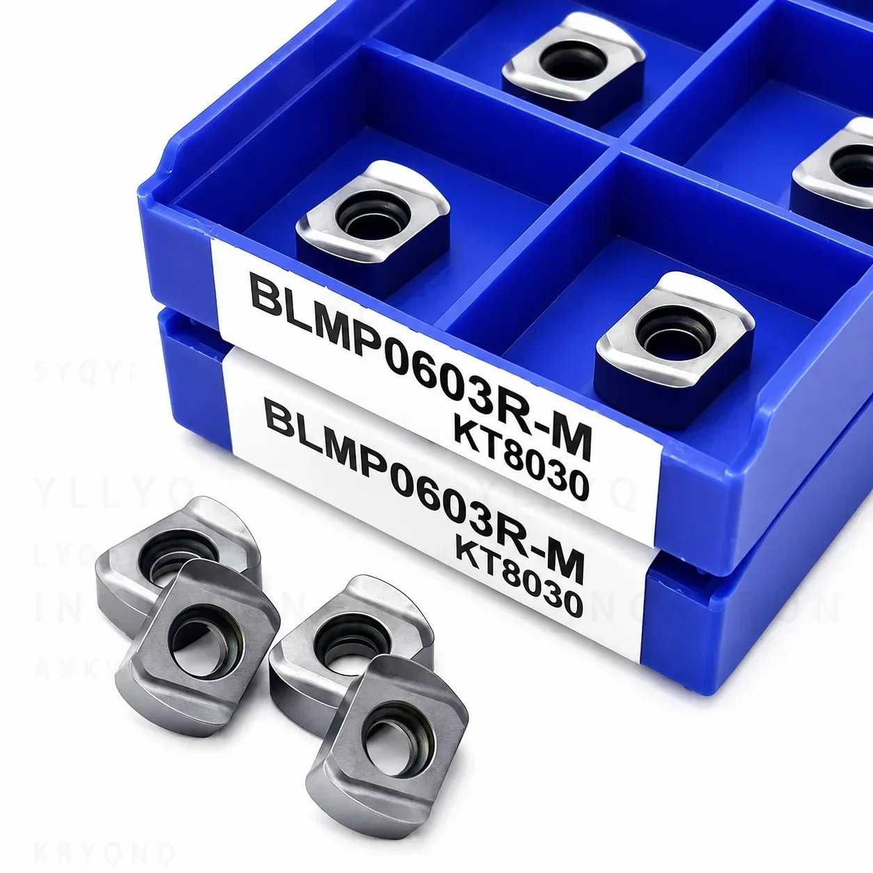 BLMP0603R BLMP0904R Double‑Sided Fast‑Feed CNC Milling Inserts Roughing Cutter Tip For Steel And Stainless Steel