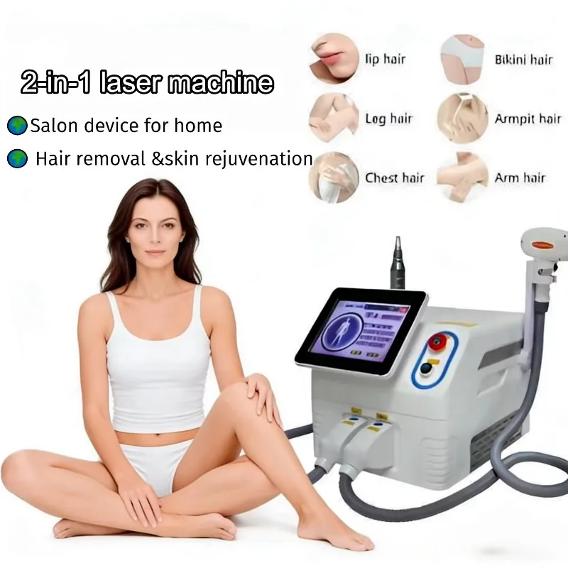 

Portable Professional 6-in-1 Laser Beauty Equipment with IPL & ND YAG 808 Technology for Hair Removal and Skin Rejuvenation