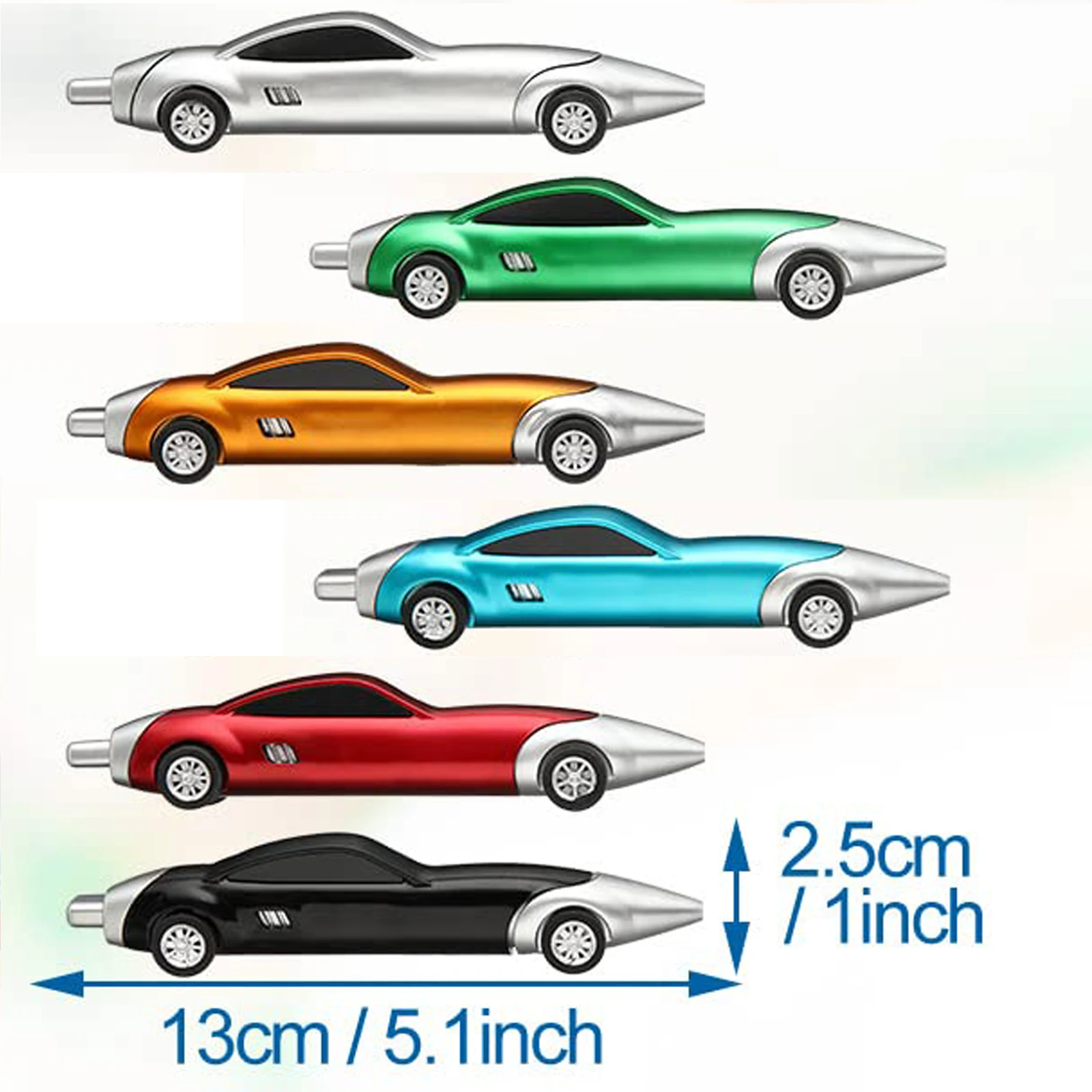21PCS Cute Creative Car Ballpoint Pens Children's Writing Marker Personalized Stationery Primary School Supplies Prizes Gift