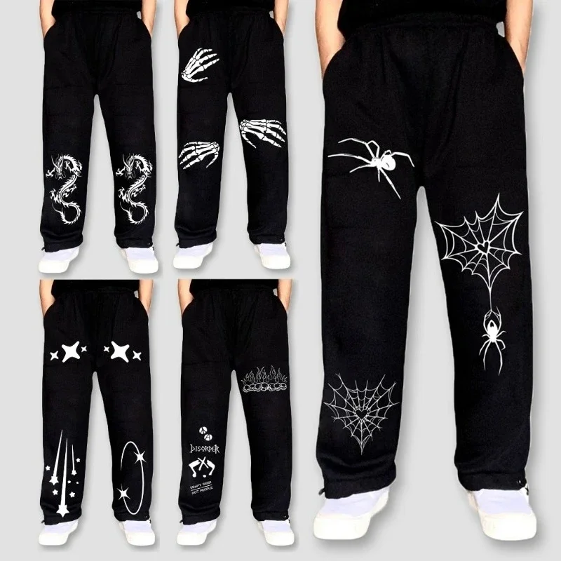 

Unisex Premium Thick Fleece Men's Loose-fitting Pants Loose Pants Palazzo Pants Gombrone Comfortable Fleece, 280g Premium