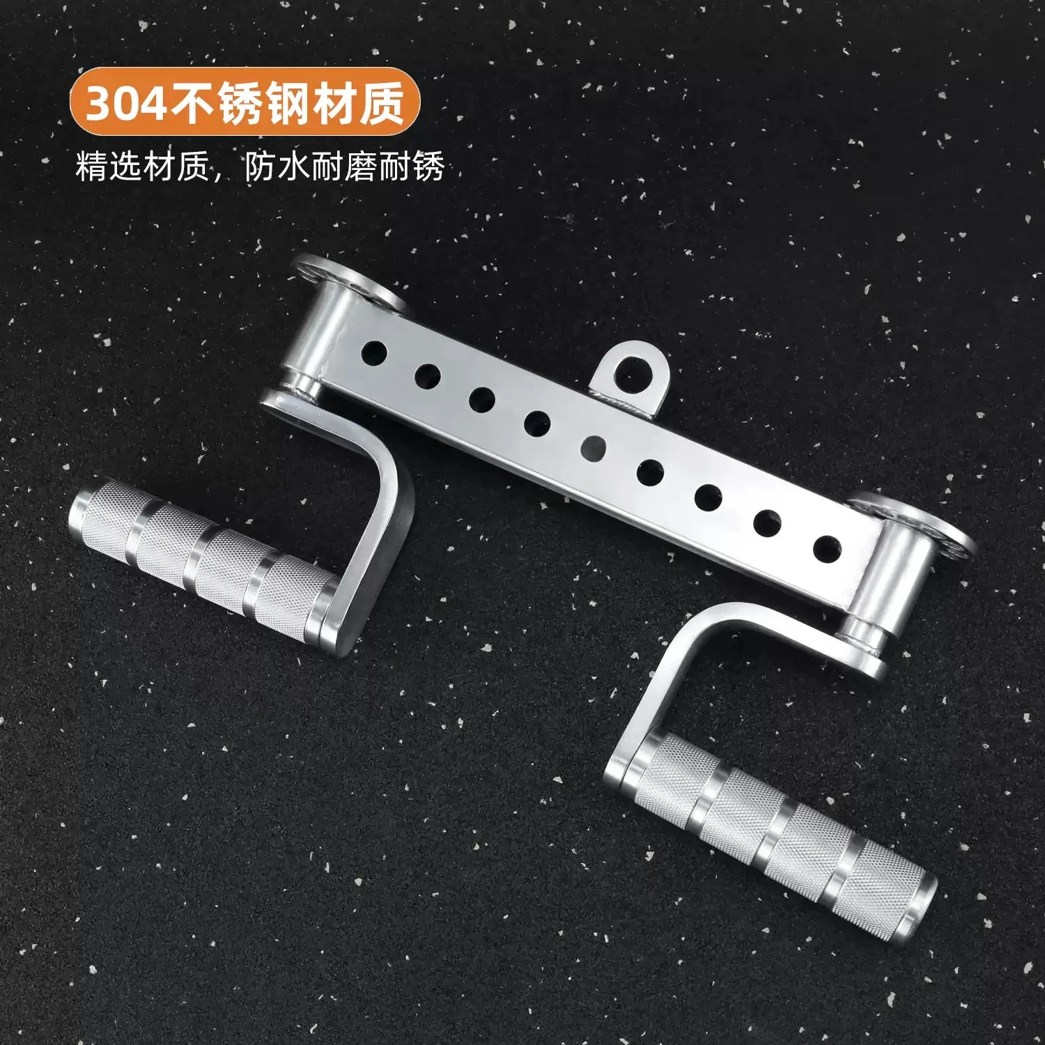 Multi-Grip Cable Attachment Handle - Lat Pulldown, Row, Triceps 304 Stainless Steel 200KG Capacity 1pcs