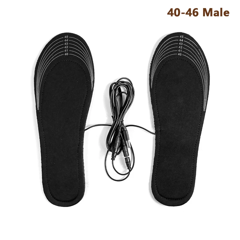 USB Heated Shoe Insoles Electric Foot Warming Pad Feet Warmer Sock Pad Mat Winter Outdoor Sports Heating Insole Winter Warm