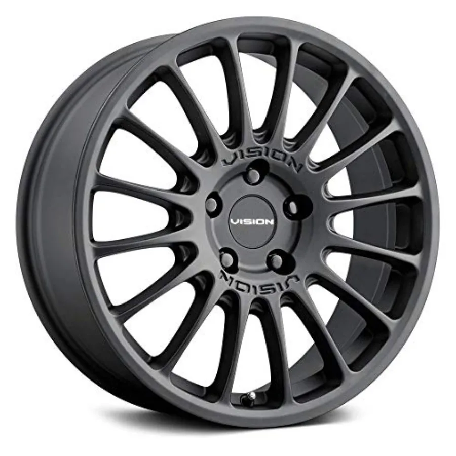 477 MONACO Custom Wheel 17x8 38 Offset 5x100 Bolt Pattern 56.1mm Hub Satin Black Rim for Performance Driving