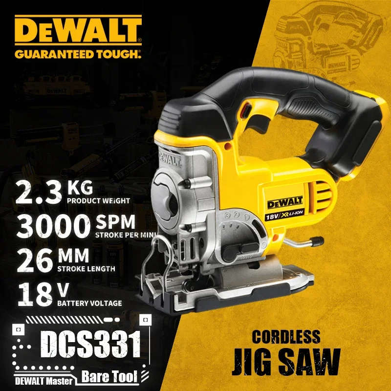 DEWALT DCS331 Беспроводная лобзик 18 в литиевые электроинструменты неизолированный инструмент 3000SPM