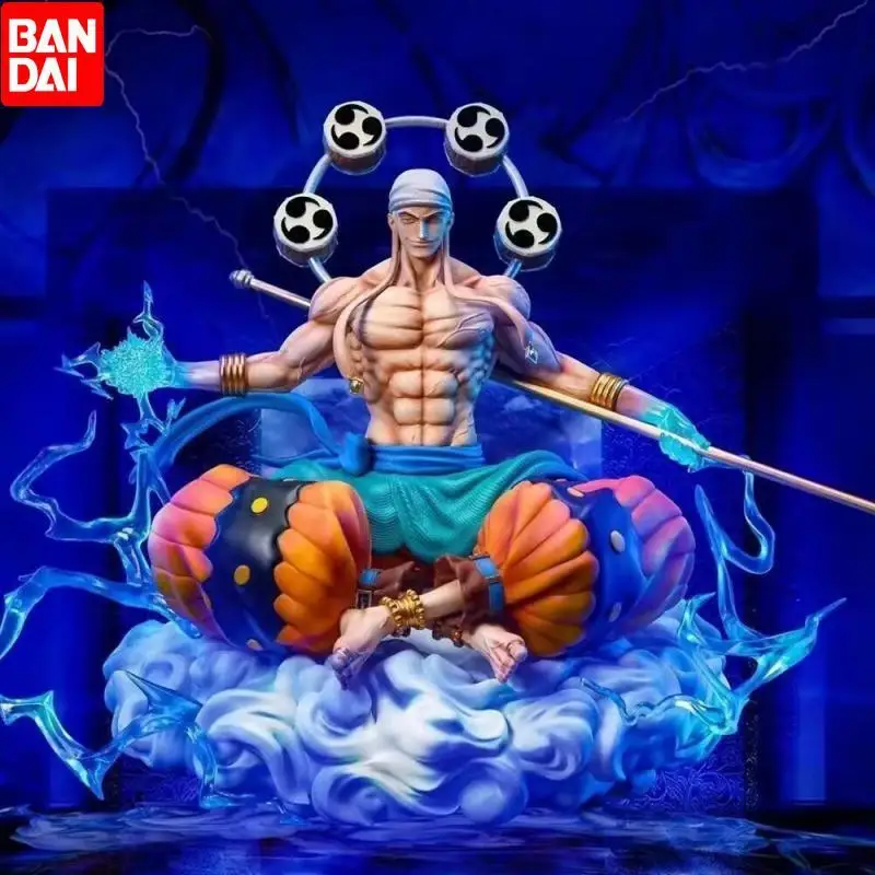 

23cm One Piece Figures Enel Action Figure Double Head Statue Anime Pvc Figurine Model Collection Doll Ornaments Toys Gifts