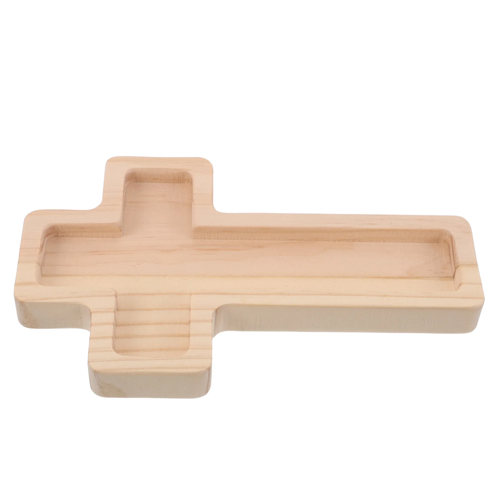 

Cross Dining Tray for Food Halloween Table Decor Bakery Display Platter Bread Serving