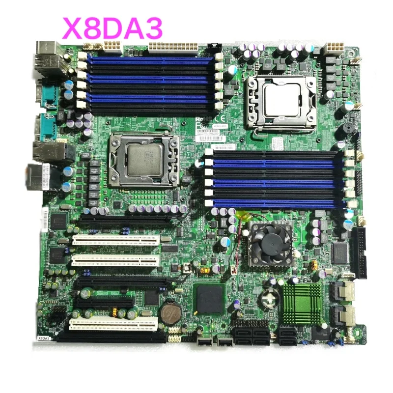 

Подходит для материнской платы сервера Supermicro X8DA3 LGA 1366 DDR3 Материнская плата 100% протестирована ок полностью работает