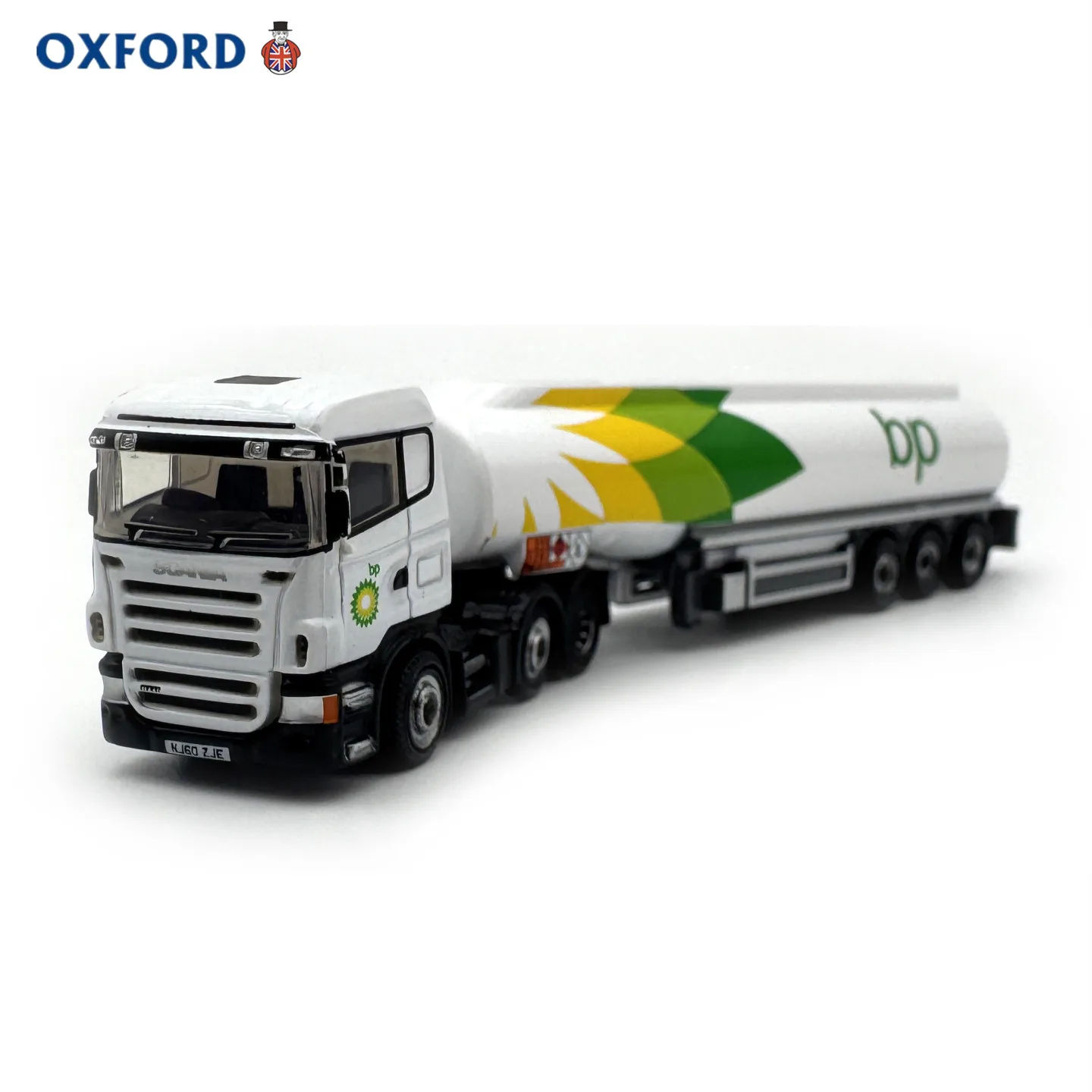 Литая под давлением модель автомобиля из сплава OXFORD масштаба 1/148 Scania Bp Tank Truck