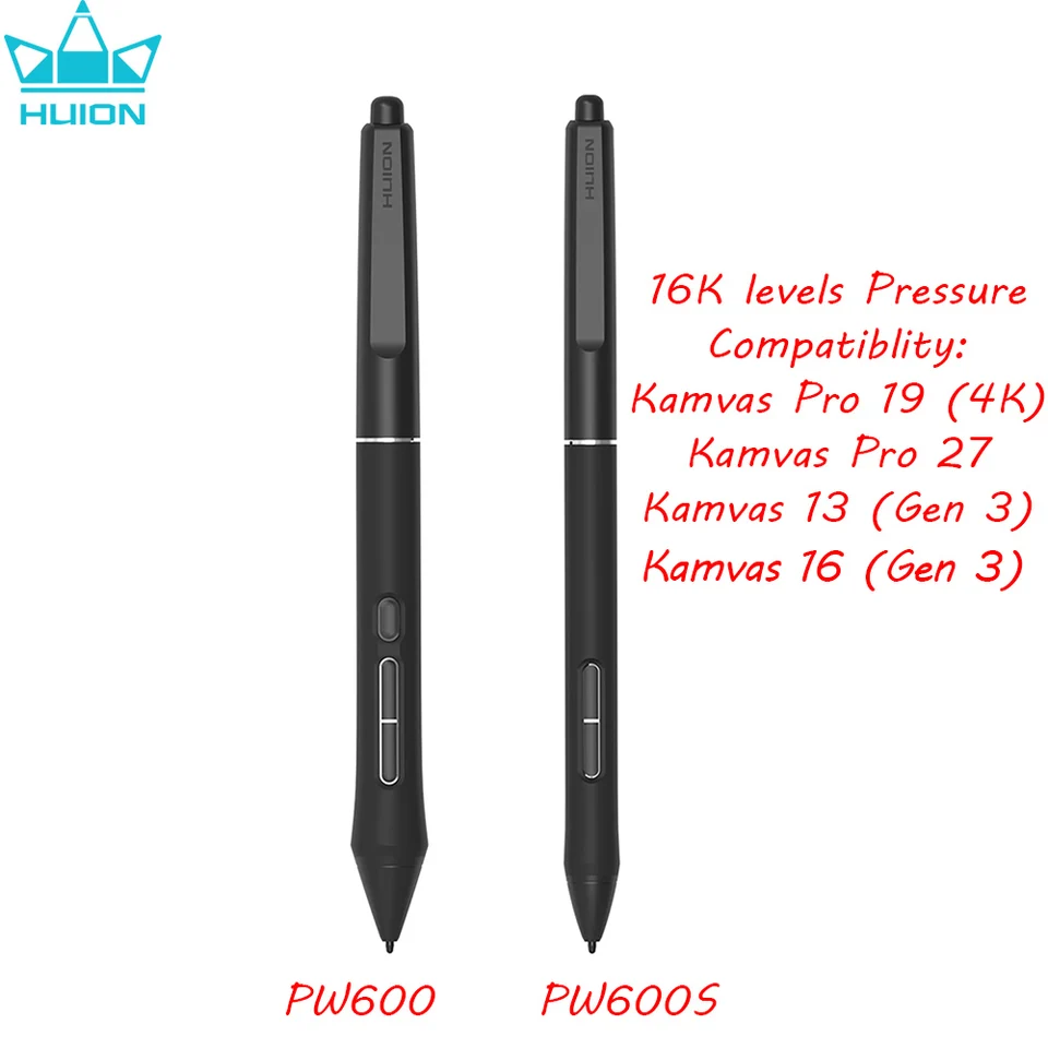 Huion PenTech 4.0 バッテリー不要のペン PW600S PW600 16K レベルの