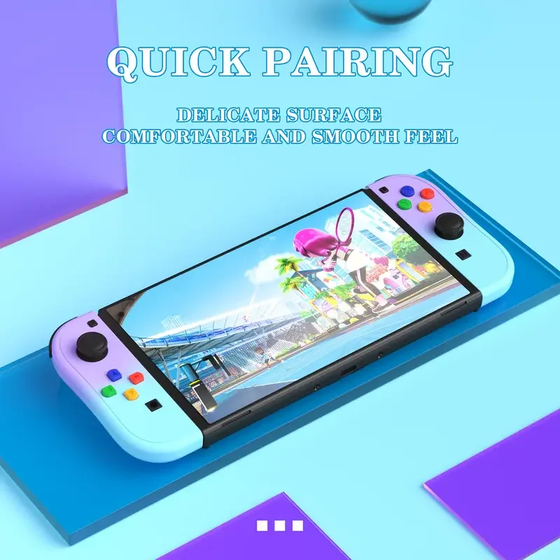 وحدة تحكم Joycon اللاسلكية للتحكم في التبديل مع عصا التحكم ذات الاهتزاز المزدوج ولوحة ألعاب لوحدات تحكم ألعاب الفيديو