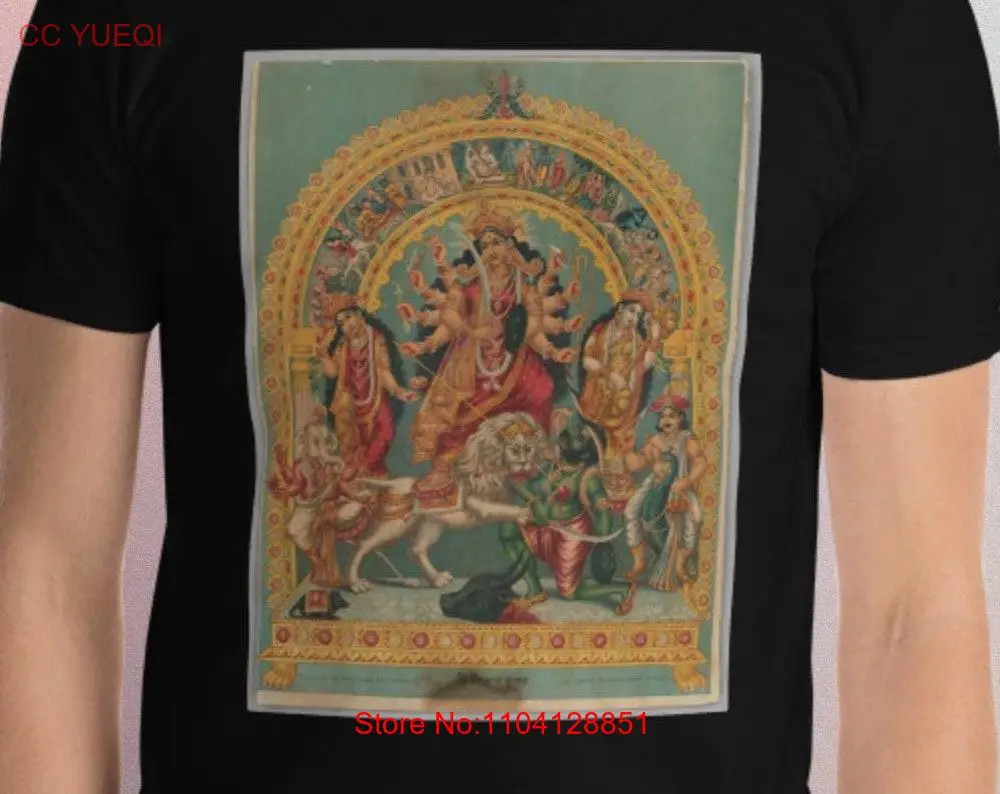 Durga T Shirt Hindu Goddess Indian Mythology Spiritual Yoga Meditation  long or short sleeves