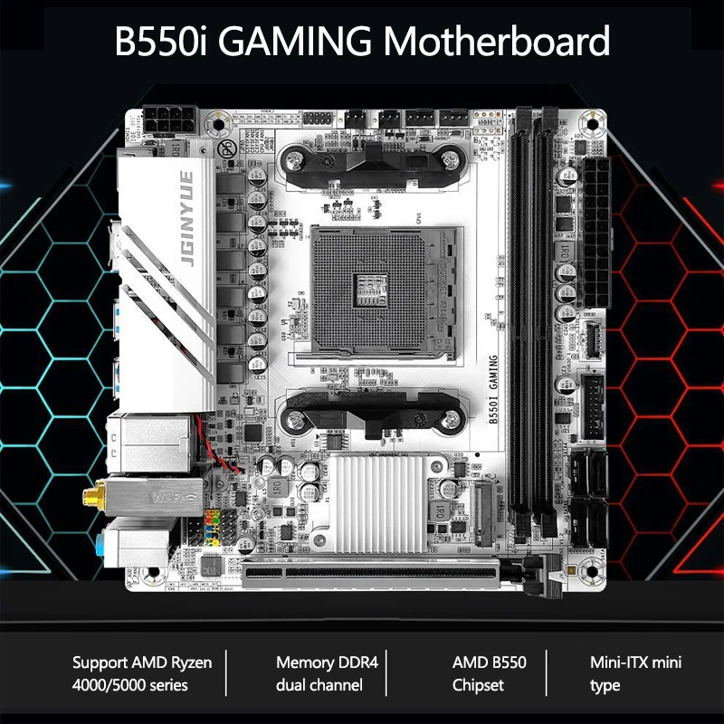 NEW 2023 B550i GAMING Motherboard AMD AM4 CPU 4000/5000 series desktop itx mini Computer