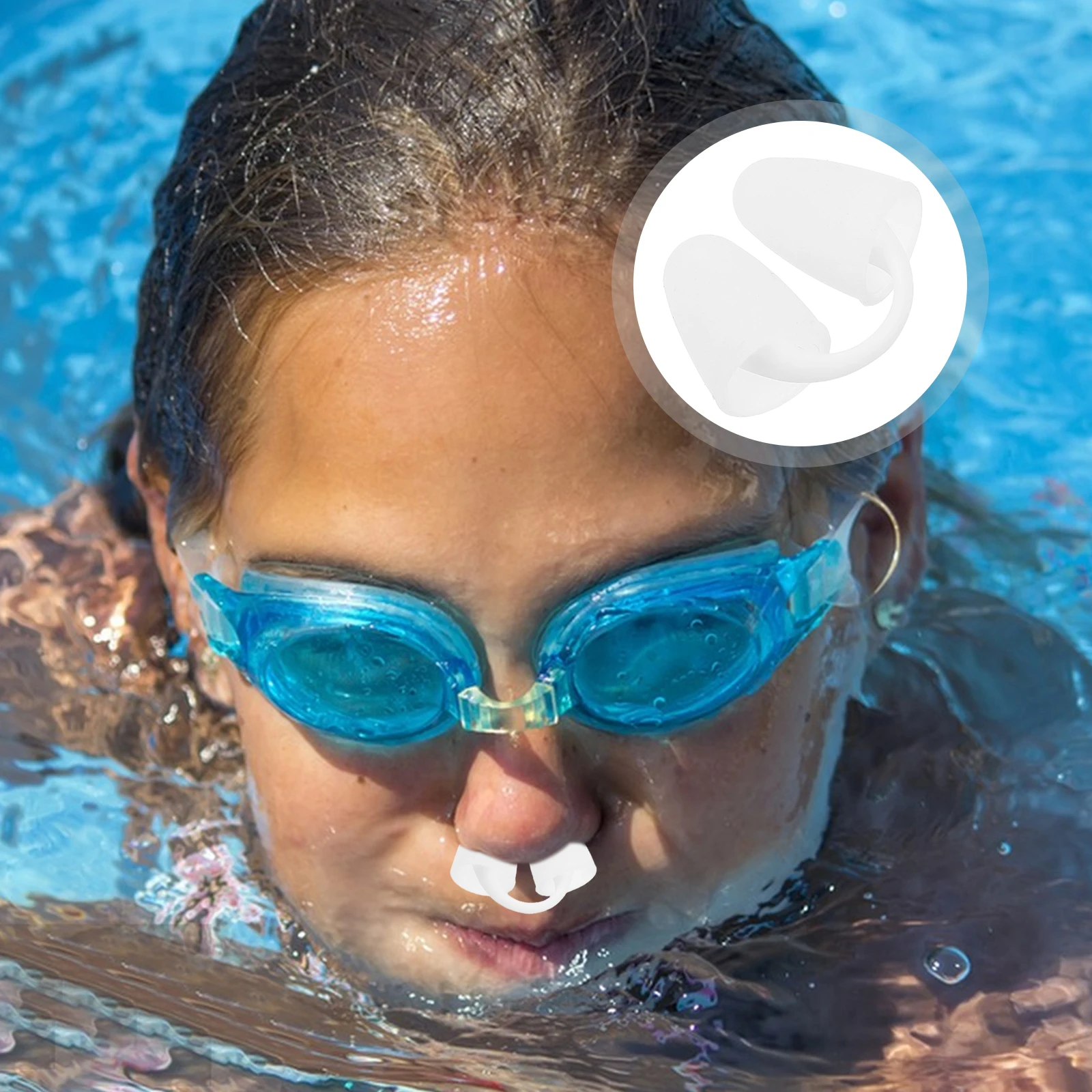 

Kids Reusable Silicone Nose Clips Waterproof Swimming Protection Comfortable Fit Vibrant Colors Secure Seal Family Pool
