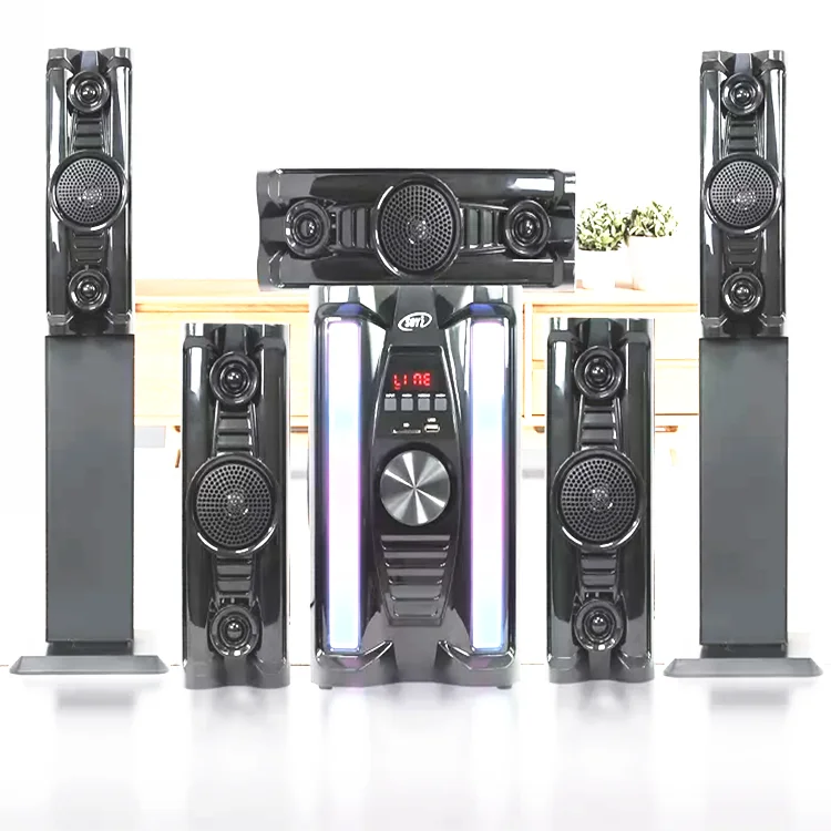 Vofull 5.1 Subwoofer Speaker Surround Sound Home Theater Multimedia Speaker System Karaoke Home Theatre System